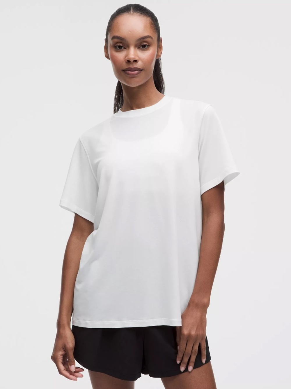Lululemon Jersey Training Short-Sleeve Shirt white size 10 or 12?